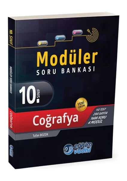 Eğitim Vadisi Yayınları 10.Sınıf Coğrafya Modüler Soru Bankası