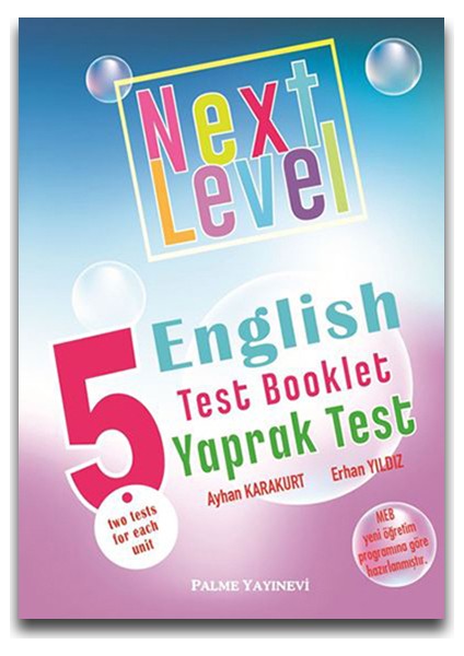 Palme Yayıncılık 5. Sınıf Next Level English Test Booklet Yaprak Test