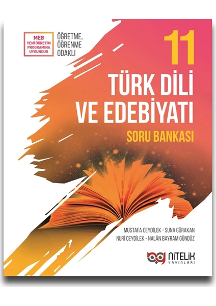 Nitelik Yayınları 11. Sınıf Türk Dili ve Edebiyatı Soru Bankası - Mustafa Ceydilek