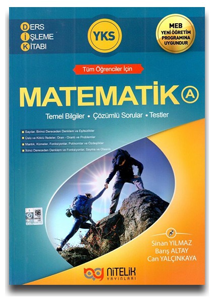 Nitelik Yayınları TYT - AYT Matematik A Ders İşleme Kitabı