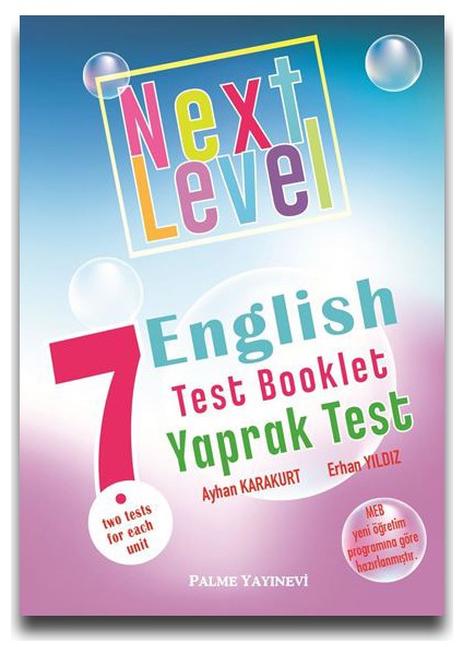 Palme Yayıncılık 7. Sınıf Next Level English Test Booklet Yaprak Test