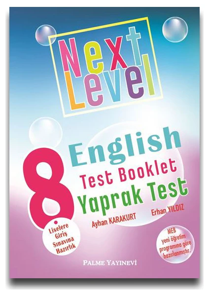 Palme Yayıncılık 8. Sınıf Next Level English Test Booklet Yaprak Test