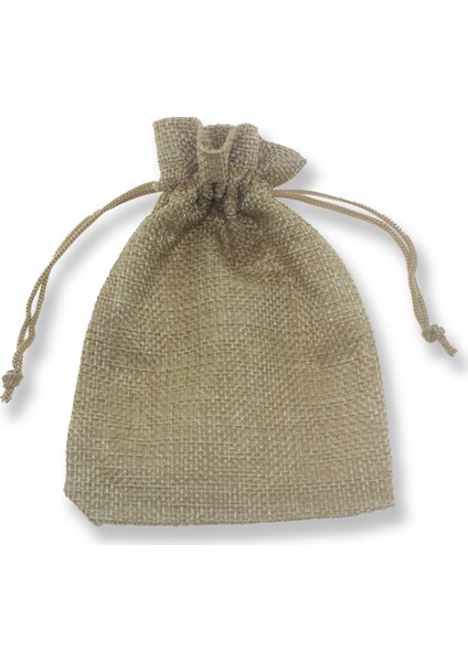 50 Adet 9x14cm Keten Kese