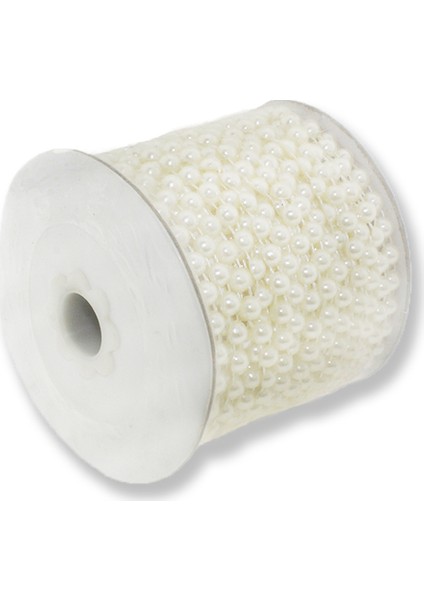 İpe Dizili Yarım İnci Makara 6 mm x 25 m