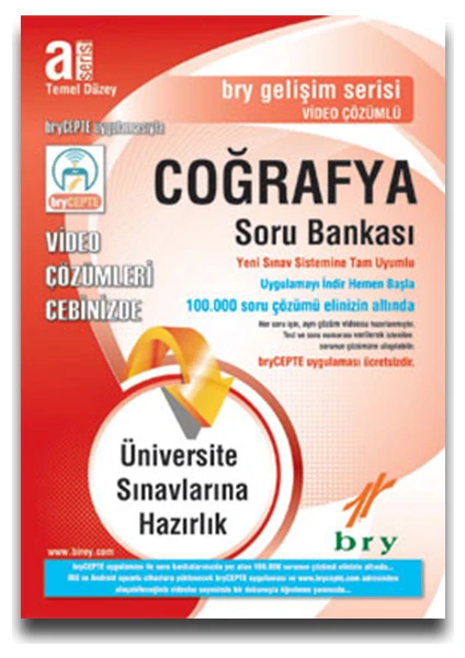 Bry Birey Eğitim Yayınları A Serisi Coğrafya Soru Bankası Temel Düzey