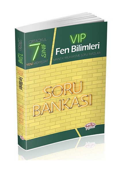 7. Sınıf VIP Fen Bilimleri Soru Bankası