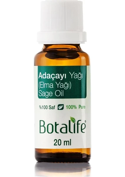 %100 saf Adaçayı (Elma) Yağı 20ml (salvia officinalis)