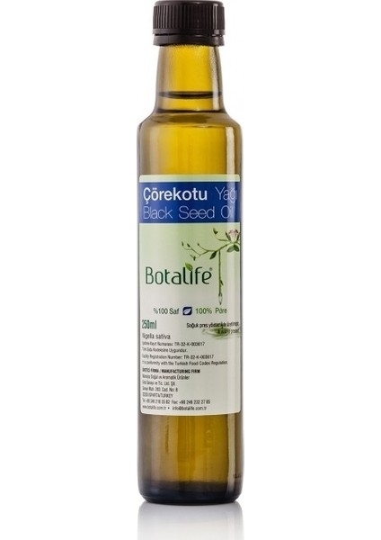 Çörekotu Yağı Saf 250 ml