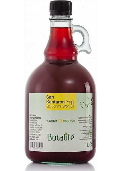 Sarı Kantaron Yağı Saf 1 Litre