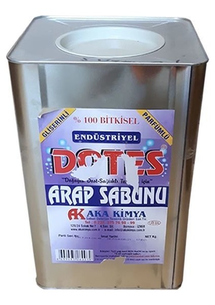 Arap Sabunu 17 Kg Teneke
