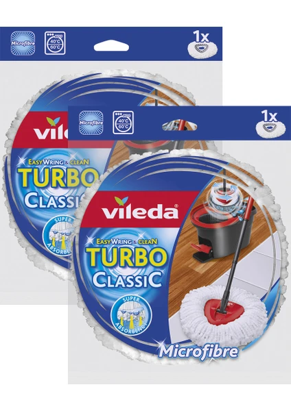 Turbo Easy Wring & Clean Yedek Paspas x 2 Adet