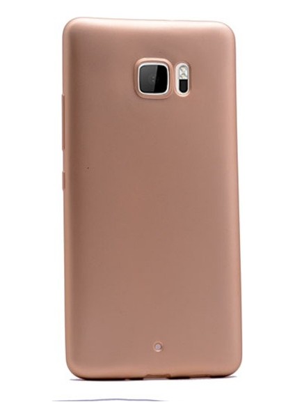 HTC U Ultra Premier Ultra Lüx Soft Mat TPU Silikon Kılıf + Ekran Koruyucu Cam