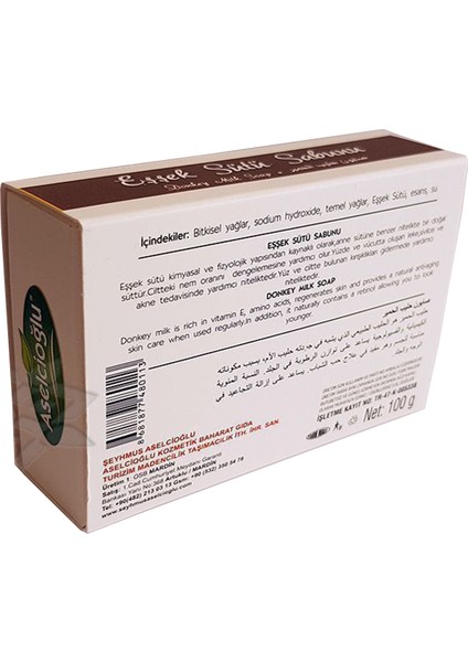 Aselci̇oğlu Eşek Sütü Sabunu