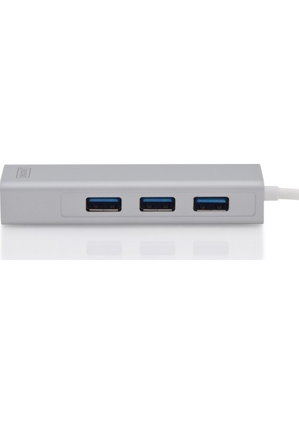 DA-70255 3 Port USB 3.0 Type C Hub With Gigabit Ethernet