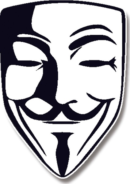 Areksan Guy Fawkes Sticker 10 cm