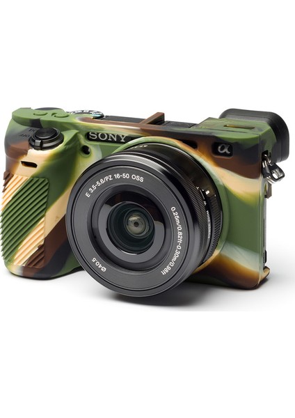 Sony A6500 Silikon Kılıf ECSA6500C (Kamuflaj)