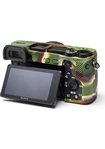 Sony A6500 Silikon Kılıf ECSA6500C (Kamuflaj)