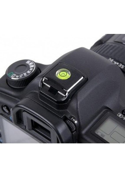 Dslr Ve Slr İçin Su Terazili Hot Shoe ( Flaş Kızağı) Kapağı