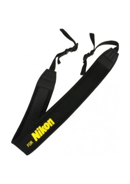 Nikon Fotoğraf Makineler İçin Neoprene Omuz Ve Boyun Askısı