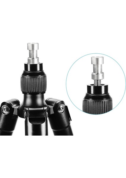 Tripod Monopod Işık Standı Ve Benzeri İçin 3 Parça Adaptör Vida Seti