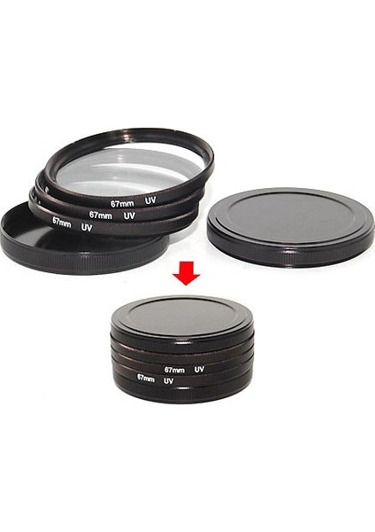 Filtre Muhafaza Kabı 72 Mm - Filter Stack Cap