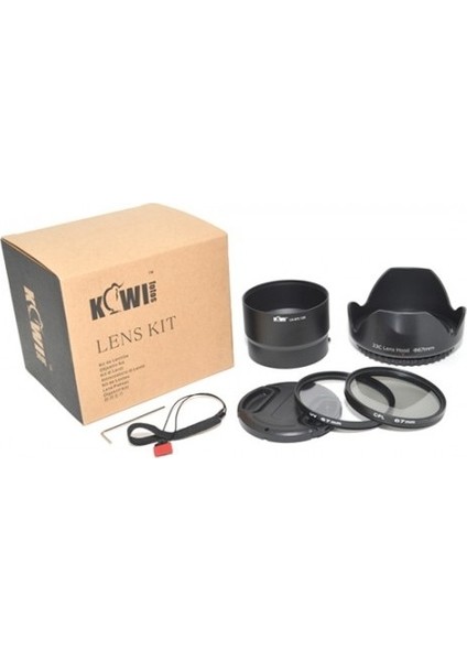 KiwifotosNikon Coolpix L120 L310 L320 İçin 6 Parça Lens Filtre Seti