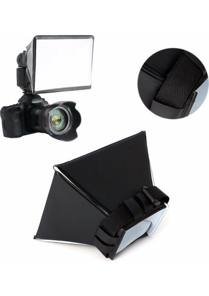 Üniversal Flaş Diffuser Flaş Yumşatıcı Soft Box