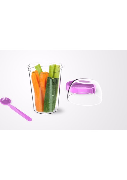 Jungle Capsule 450 ML + 100 ML Granola Atıştırmalık Kabı - Yeşil fırsatları