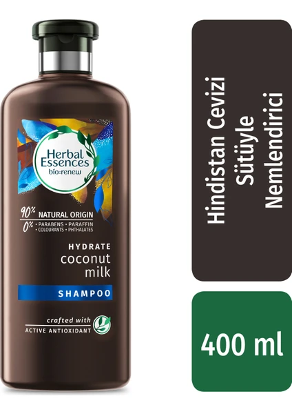 Herbal Essences Şampuan Nemlendirici Hindistan Cevizi Sütü 400 ml