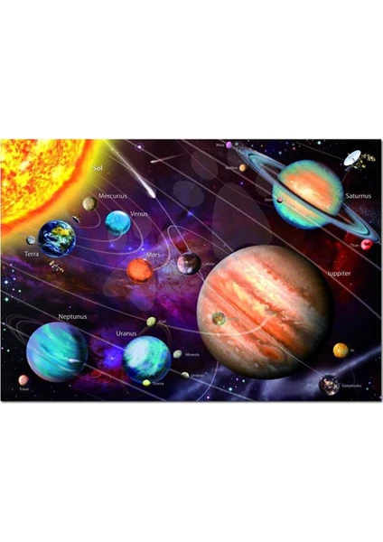 Solar System Neon 1000 Parça Puzzle 14461