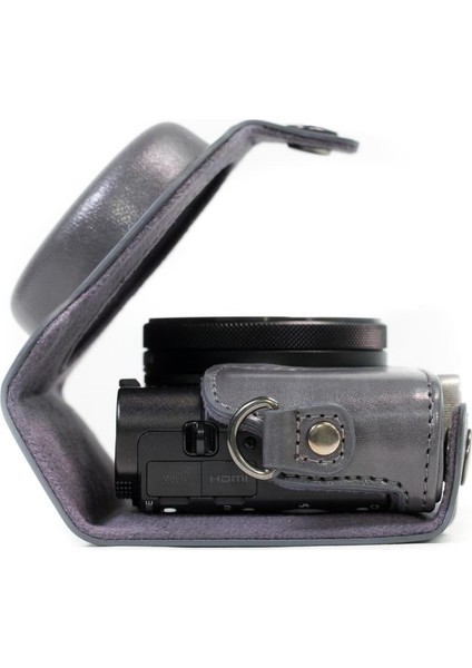 Sony Rx100VI, Rx100V, Rx100IV Suni Deri Kamera Çantası indirimleri