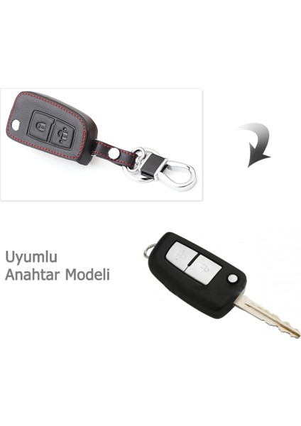 Nissan Juke, Qashqai, Note, Micra, Deri Anahtar Kılıfı