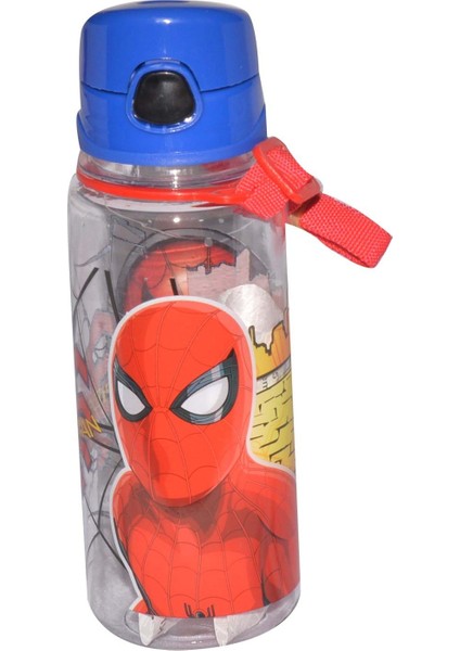 Spider-Man 500 ml Kırılmaz Gövde Şeffaf Matara 78748