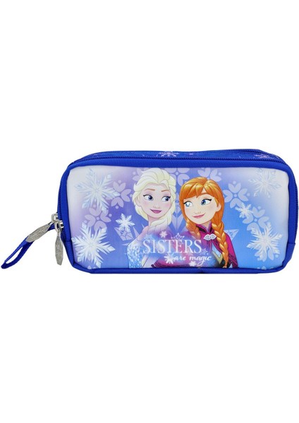 Frozen Sisters Are Magic Kalem Çantası 95468 - Mor Turkuaz