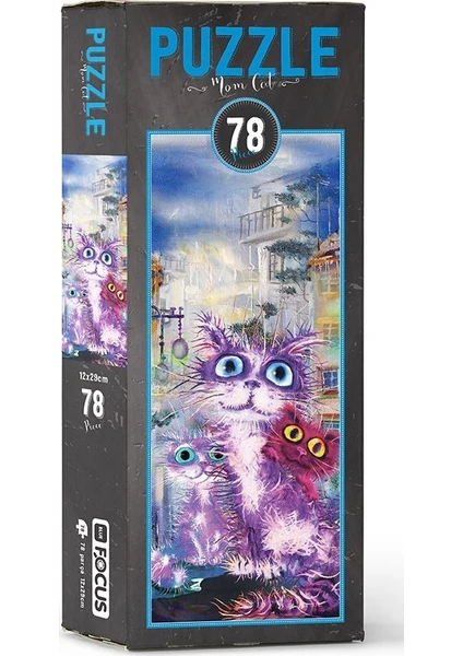 Blue Focus BF053 Mom Cat 78 Parça Puzzle