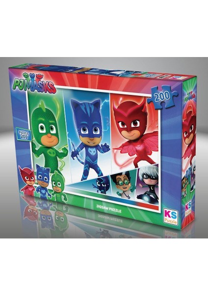 PJ Masks 200 Parça Çocuk Puzzle - PJM113