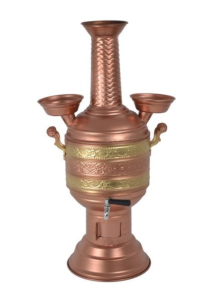 Bakır Semaver Kömürlü 8 Litre