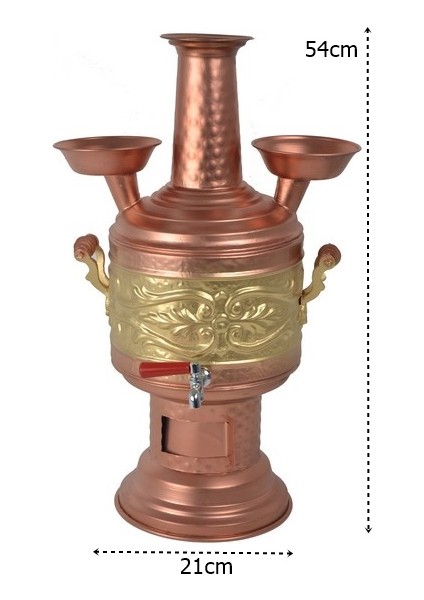 Bakır Semaver 5 Litre