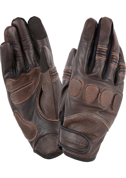 Gig Pro Deri Eldiven Kahverengi