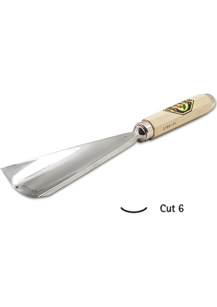 Two Cherries Tyrolise Düz Oluklu Ağız Oyma Iskarpelası Cut6 60 mm fiyatları