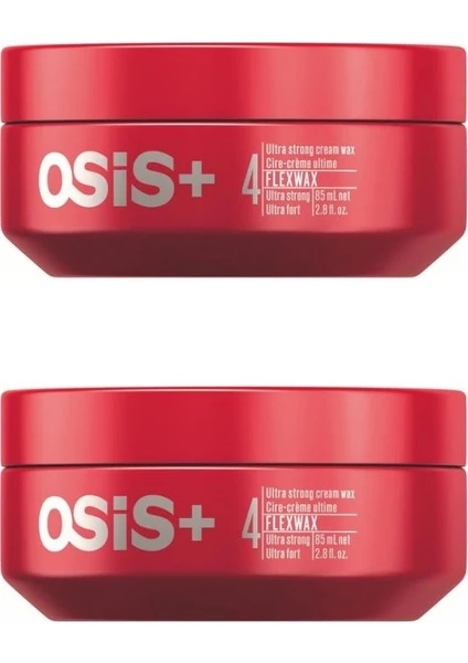 2X Osis Flexwax Ultra Şekillendirici Güçlü Krem Flex Wax 85 ml