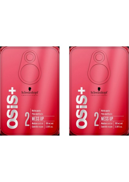 Schwarzkopf Osis Mess Up Mat Gum 100 ml 2Li Süper Fiyat