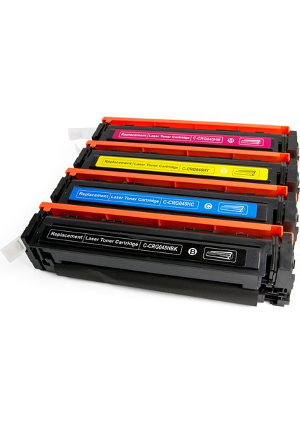 Premium® Canon CRG 045H Uyumlu 4 Renk Muadil Toner Seti