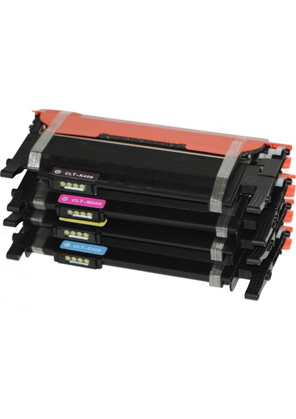 Premium® Samsung C410 Uyumlu 4 Renk Muadil Toner Seti