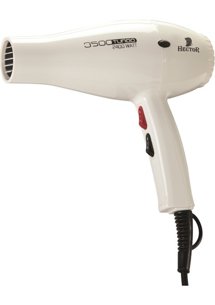 AC Motor Profesyonel Fön Makinesi 2400W Beyaz