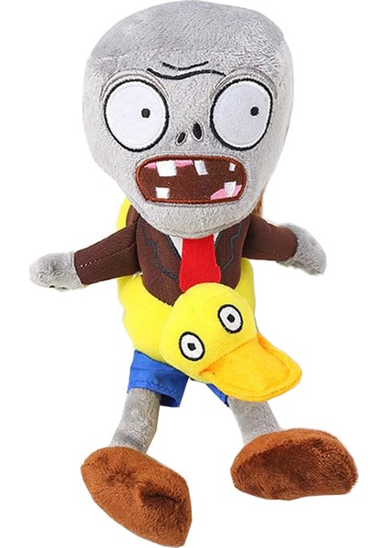 Lziyin Plants And Zombies Peluş Oyuncak 30 cm Takım Elbiseli Şortlu Zombie