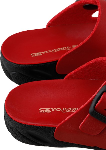 Capri-22 Anatomik Çocuk Terlik Kırmızı fırsatları