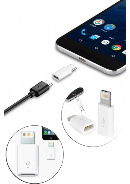 iPhone / iPad Micro Usb Çevirici Adaptör