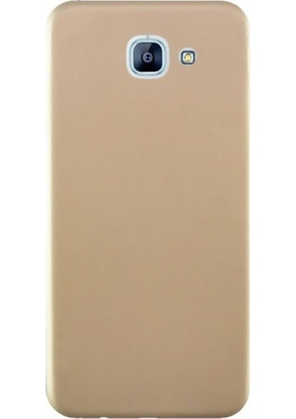 Samsung Galaxy A8 2016 Premier Silikon Kılıf Nano Kalem Gold
