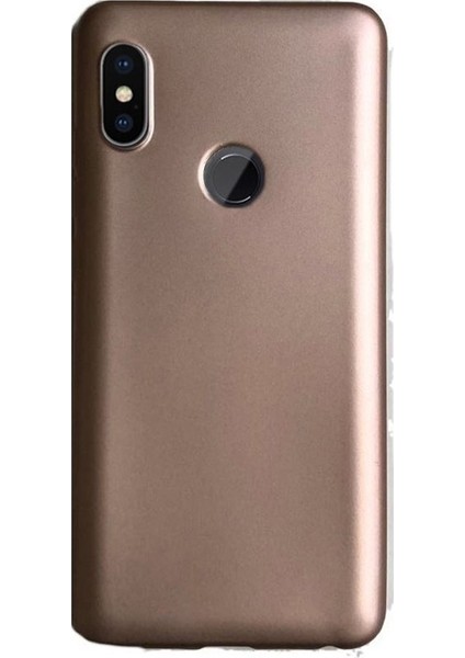 Xiaomi RedMi Note 5 Pro Kılıf Premier Silikon Arka Kapak Bronz